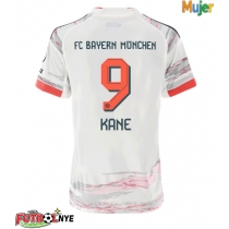 Camiseta Bayern Munich Harry Kane #9 Visitante Equipación para mujer 2025-26 manga corta